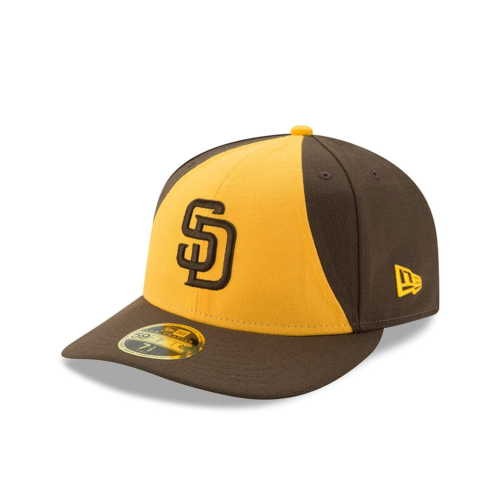 New Era San Diego Padres On-Field Brown Low Profile 59FIFTY Fitted Hat/Cap 7 1/8