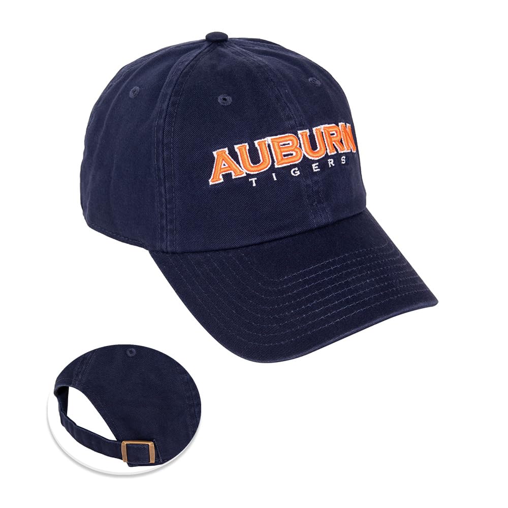 Desert Cactus Auburn University Baseball Hat AU Tigers War Eagle Brimmed Embroirderd Hats Cap Adjustable Cloth Strap Adult (Style E1)