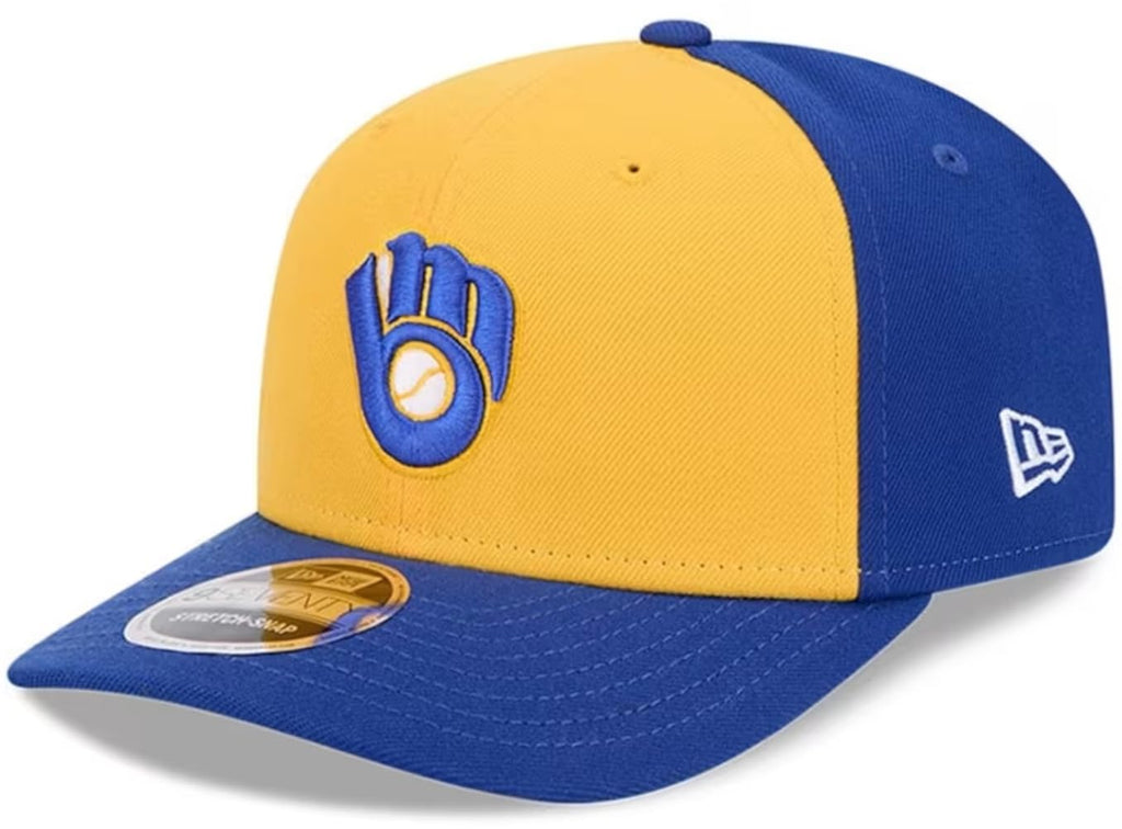 Milwaukee Brewers MLB Cooperstown Replica 9SEVENTY Baseball Adjustable Snapback Hat Blue