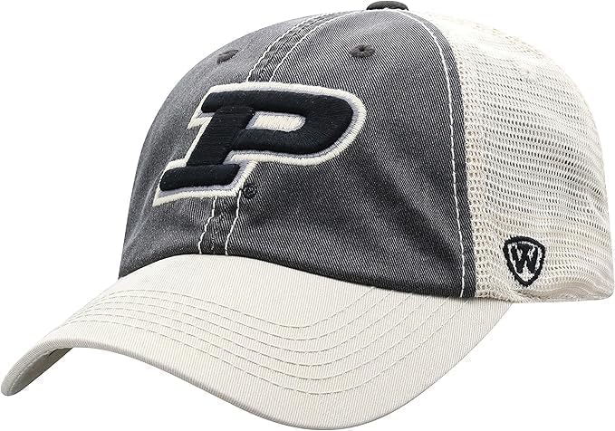 Collegiate Mesh Offroad Adjustable Hats (US, Alpha, One Size, Purdue)