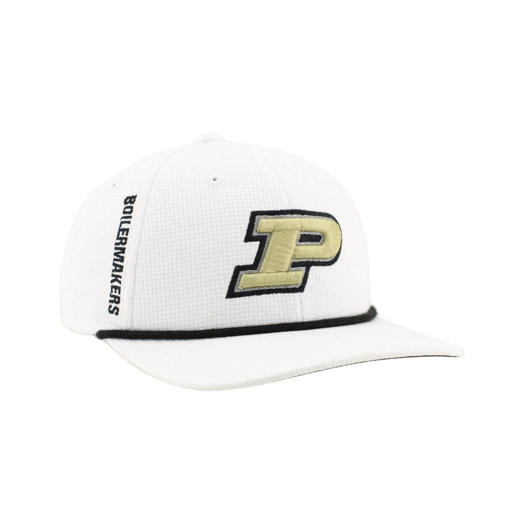 ZHATS Standard NCAA Officially Licensed Rope Hat Snapback Backspin, White, One Size