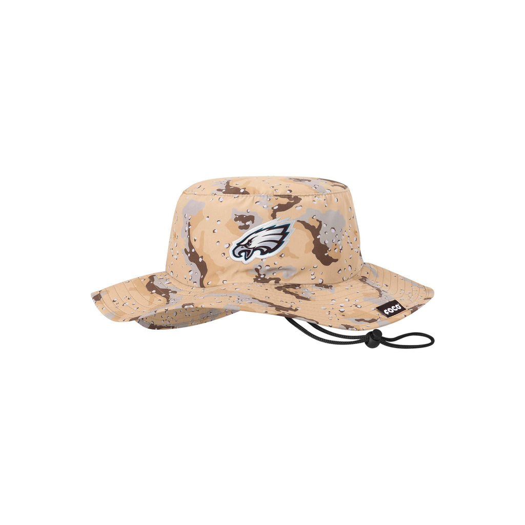 FOCO mens Nfl Team Logo Sport Outdoor Sun Bucket Boonie Hat, Desert Camo, One Size US
