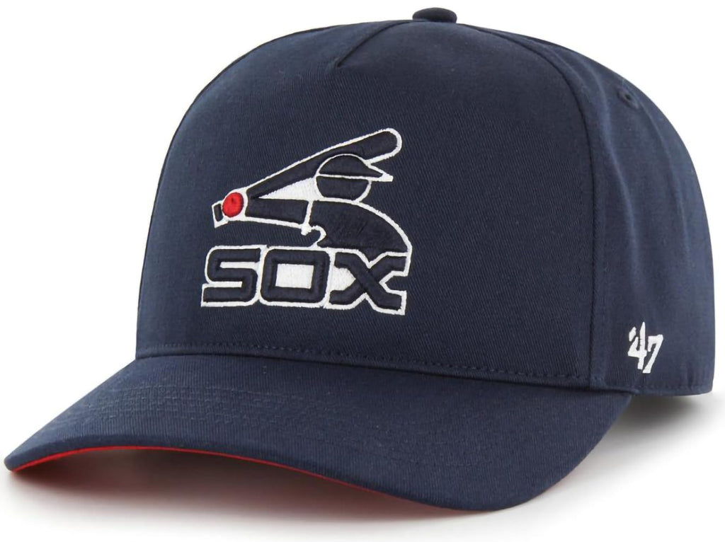 47 MLB Grand Slam Cooperstown Team Color Adjustable Snapback Structured Hat, Adult One Size Fits All - Chicago White Sox, Chicago White Sox Navy