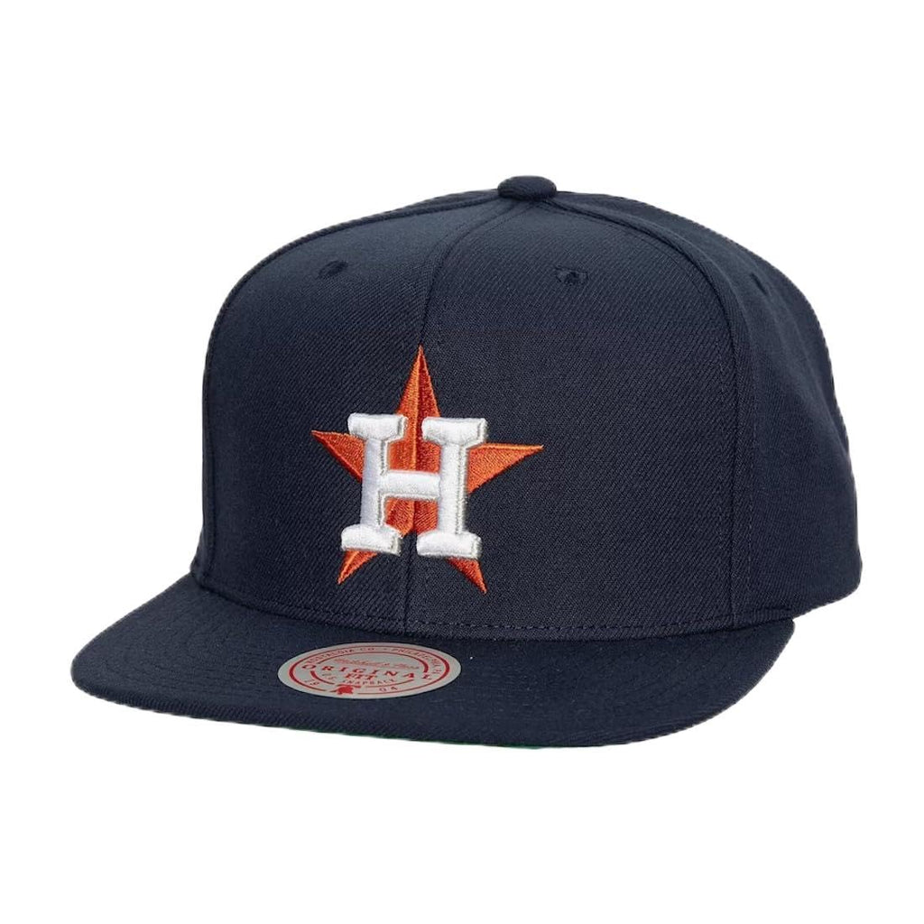 Mitchell & Ness Houston Astros MLB League Patch Snapback Hat Cap - Navy