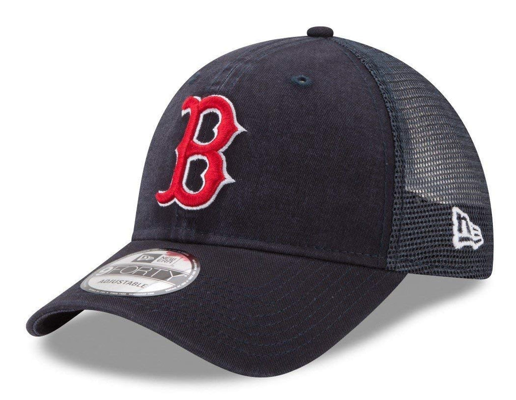 Boston Red Sox New Era 9Forty MLB "Trucker Washed" Adjustable Hat