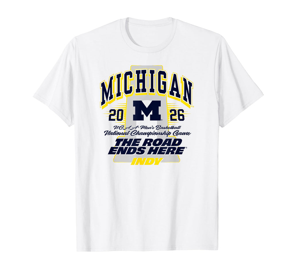Michigan Wolverines 2026 National Championship M Basketball T-Shirt