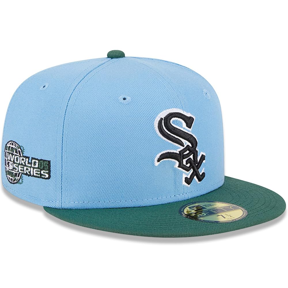 New Era Chicago White Sox 59FIFTY 2005 World Series Side Patch Fitted Cap, Hat (US, Numeric, 7 1/2, Blue)
