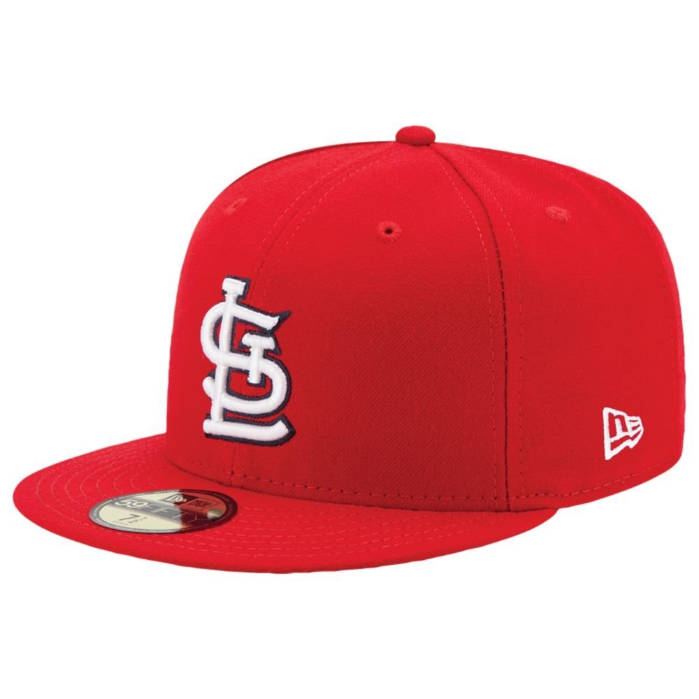 New Era St Louis Cardinals MLB Authentic Collection 59Fifty Cap Red/White Size Fitted 7 3/8