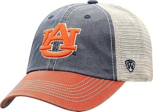 Collegiate Mesh Offroad Adjustable Hats (US, Alpha, One Size, Auburn)