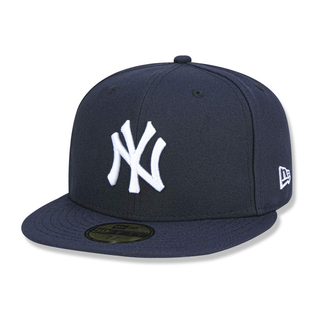New Era Mens New York Yankees MLB Authentic Collection 59FIFTY Cap, Size 7 1/4