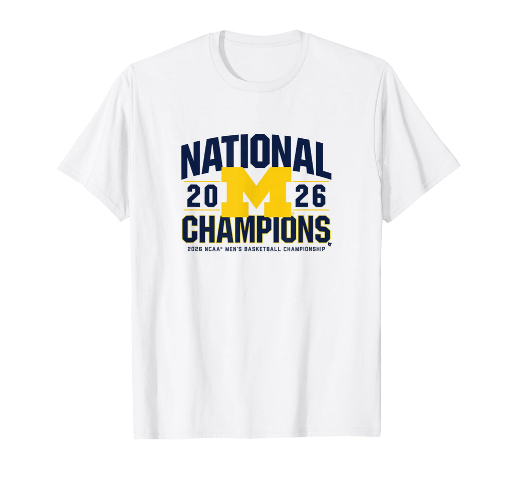 Michigan Wolverines MBB - 2026 National Champions Classic T-Shirt