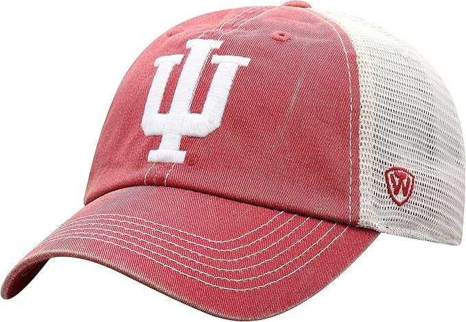 Collegiate Vintage Design Adjustable Hats (US, Alpha, One Size, Indiana)
