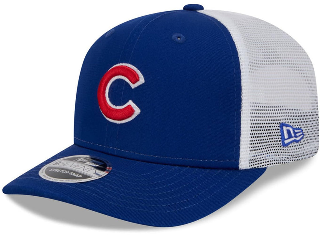 New Era Chicago Cubs Trucker 9Seventy Snapback Adjustable Hat Blue