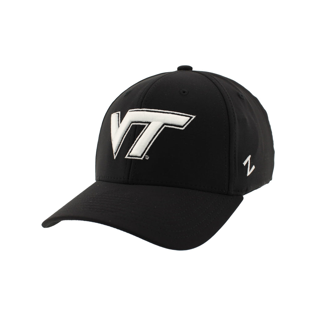 ZHATS Standard NCAA Officially Licensed Hat Fitted Hype Black, Medium