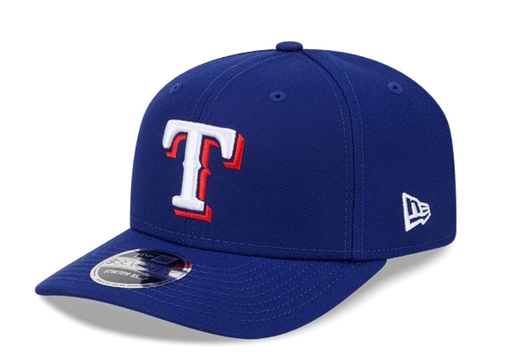 New Era MLB 9SEVENTY Baseball Team Replica Color Stretch Adjustable Snapback Hat (US, Alpha, One Size, Blue, Texas Rangers)