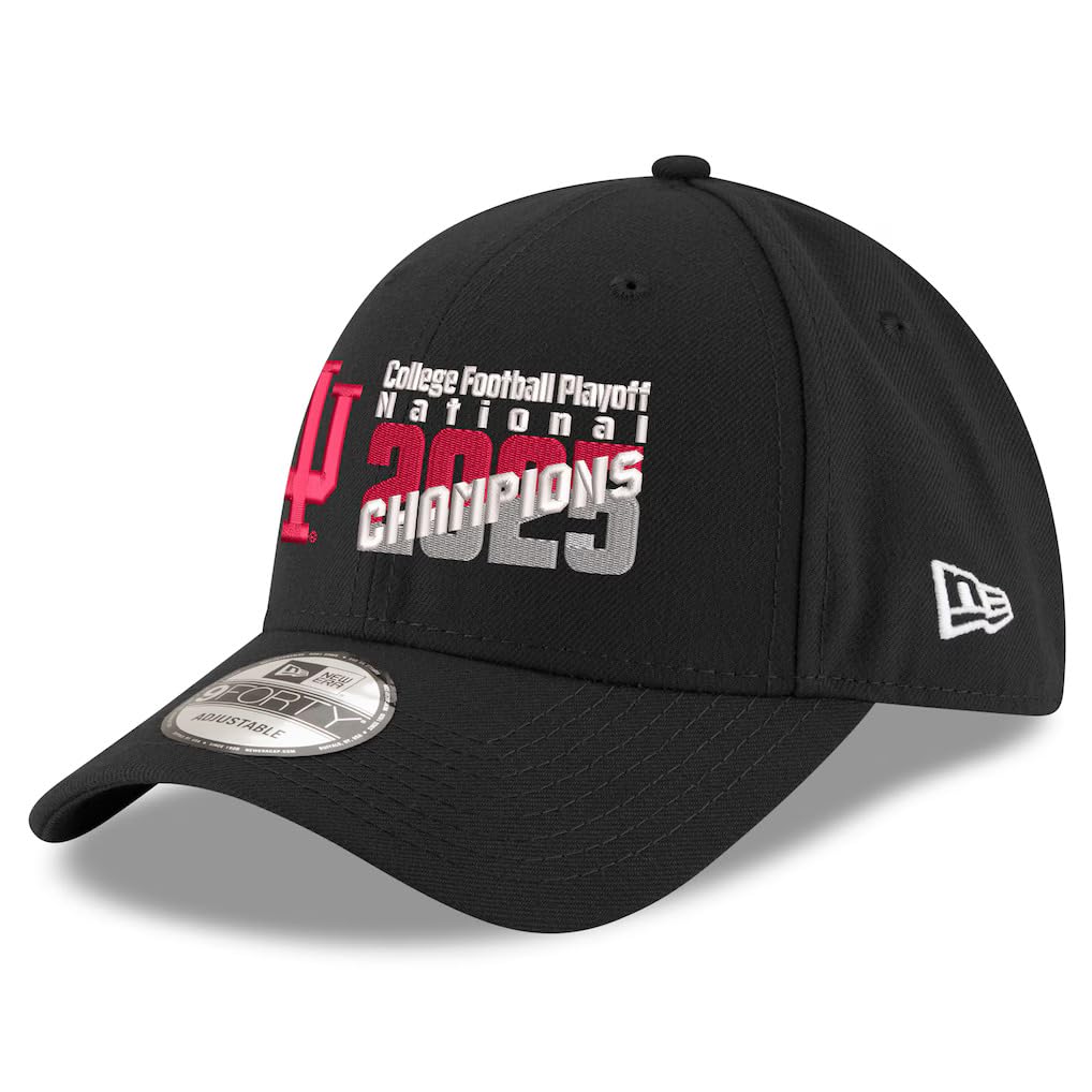 Indiana Hoosiers 2025-2026 College Football Champions 9 FORTY Adjustable Cap