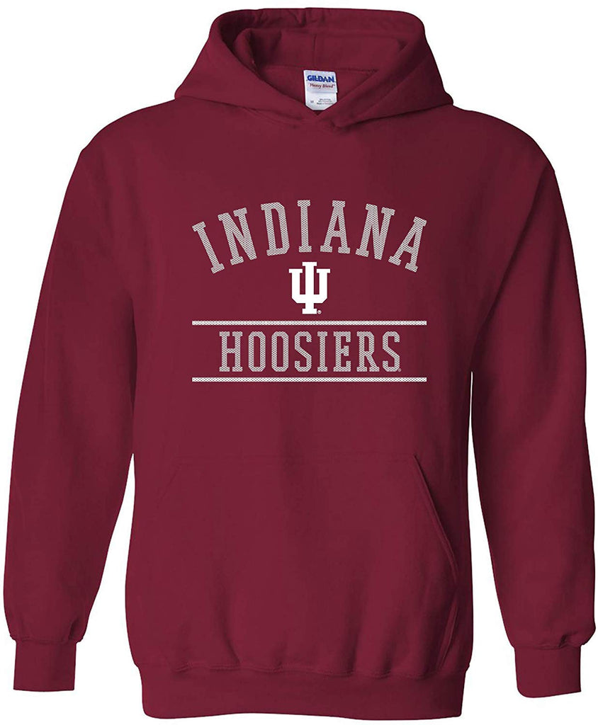 AH1161 - Indiana University Hoosiers Mesh Arch Hoodie - 2X-Large - Cardinal