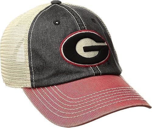 Collegiate Mesh Offroad Adjustable Hats (US, Alpha, One Size, Georgia)
