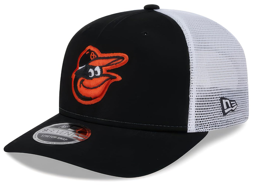 New Era Baltimore Orioles Trucker 9Seventy Snapback Adjustable Hat Black