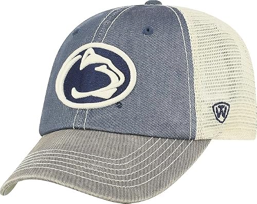 Collegiate Mesh Offroad Adjustable Hats (US, Alpha, One Size, Penn State)