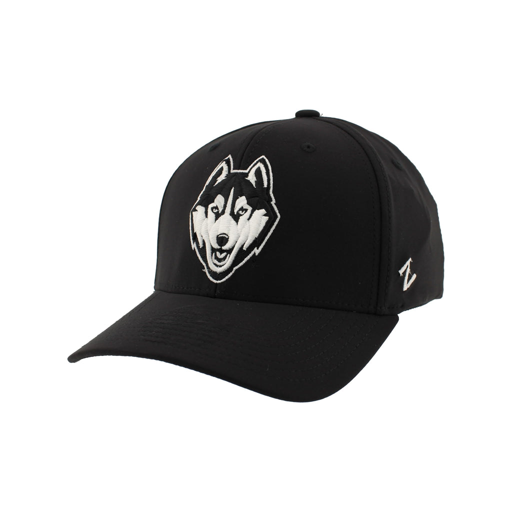 Connecticut Huskies NCAA Officially Licensed Hat Fitted Hype Black, Large