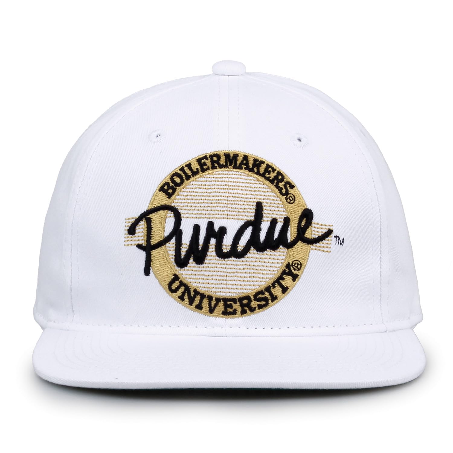 The Game NCAA Purdue Boilermakers Retro Circle Design Hat, Adjustable ...