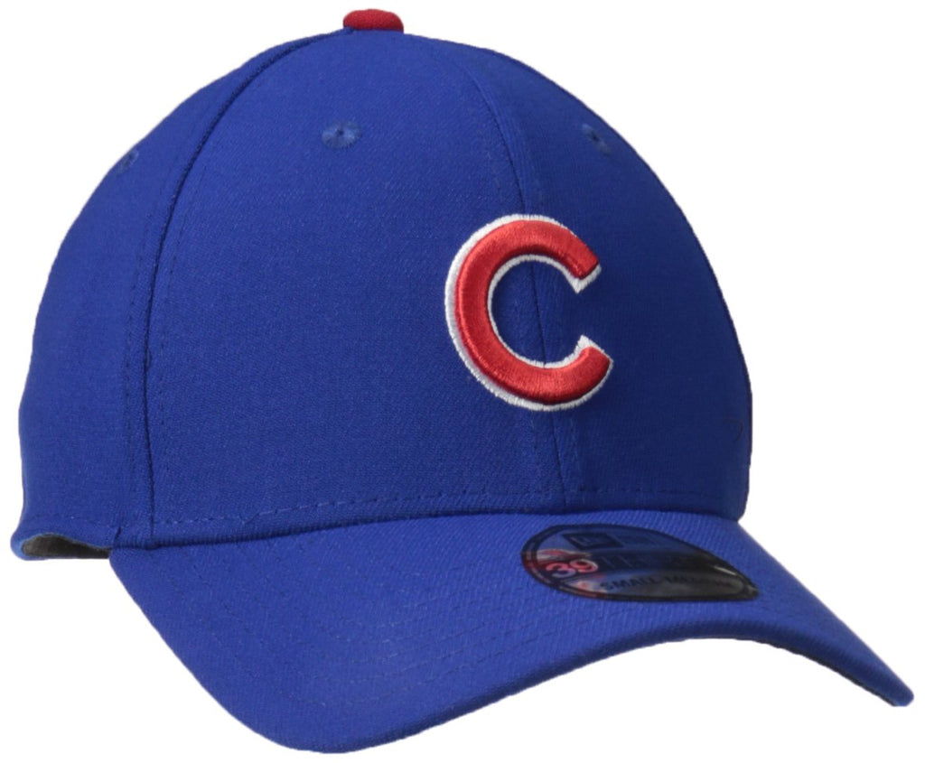 New Era MLB Chicago Cubs Team Classic Game 39Thirty Stretch Fit Cap, Blue, Medium/Large
