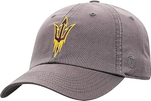 Arizona State Collegiate Adjustable Hats (Adjustable Hat, Arizona State Grey)