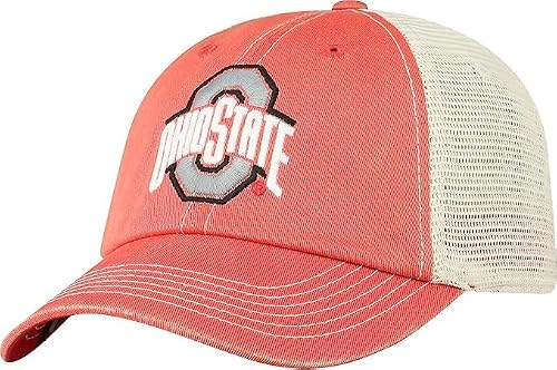 Collegiate Vintage Design Adjustable Hats (US, Alpha, One Size, Ohio State)
