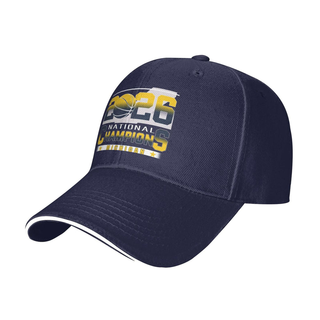 2026 National Champions Hat for Baskettball Fans Caps Gifts One Size Fit All