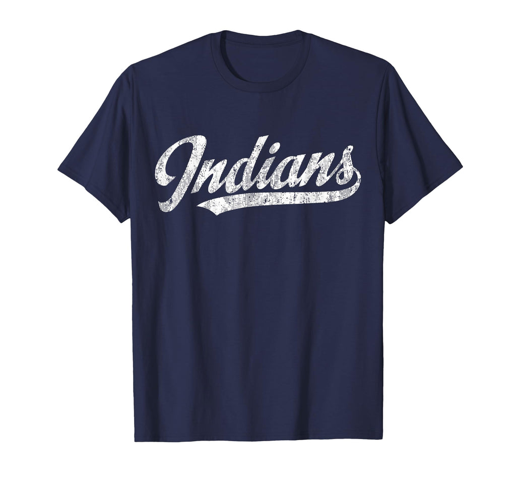 Indians T Shirt Vintage Sports Name Tee Design T-Shirt