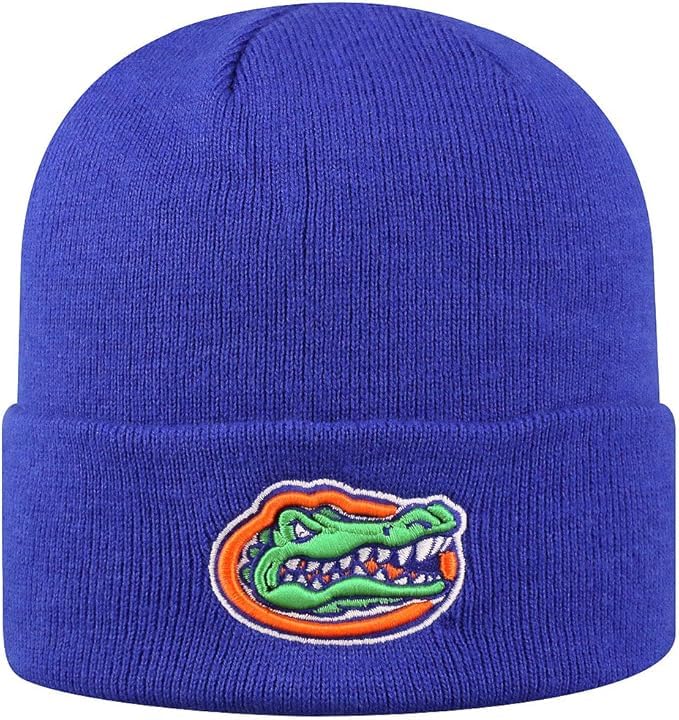 Collegiate Cuffed Knit Beanie Hats, Cuffed Knit Winter Beanies Available (Cuffed Knit Beanie, Florida)