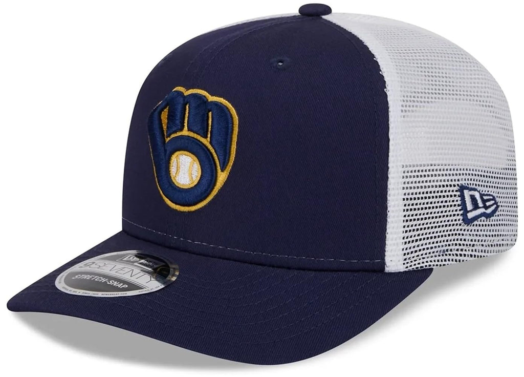 Milwaukee Brewers Trucker 9Seventy Snapback Adjustable Hat Blue