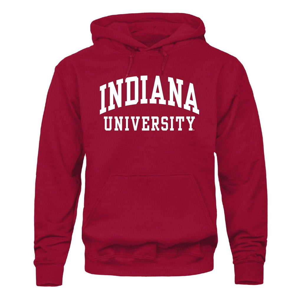 Barnesmith Indiana University, IU Hoosiers, Adult Unisex Hooded Sweatshirt, Classic, Cardinal, Large