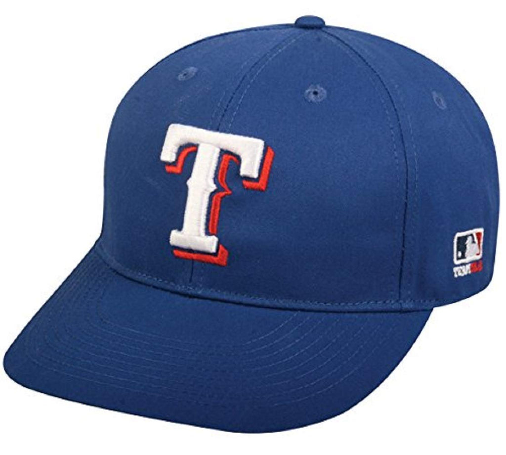 Youth FLAT BRIM Texas Rangers Home Blue Hat Cap MLB Adjustable