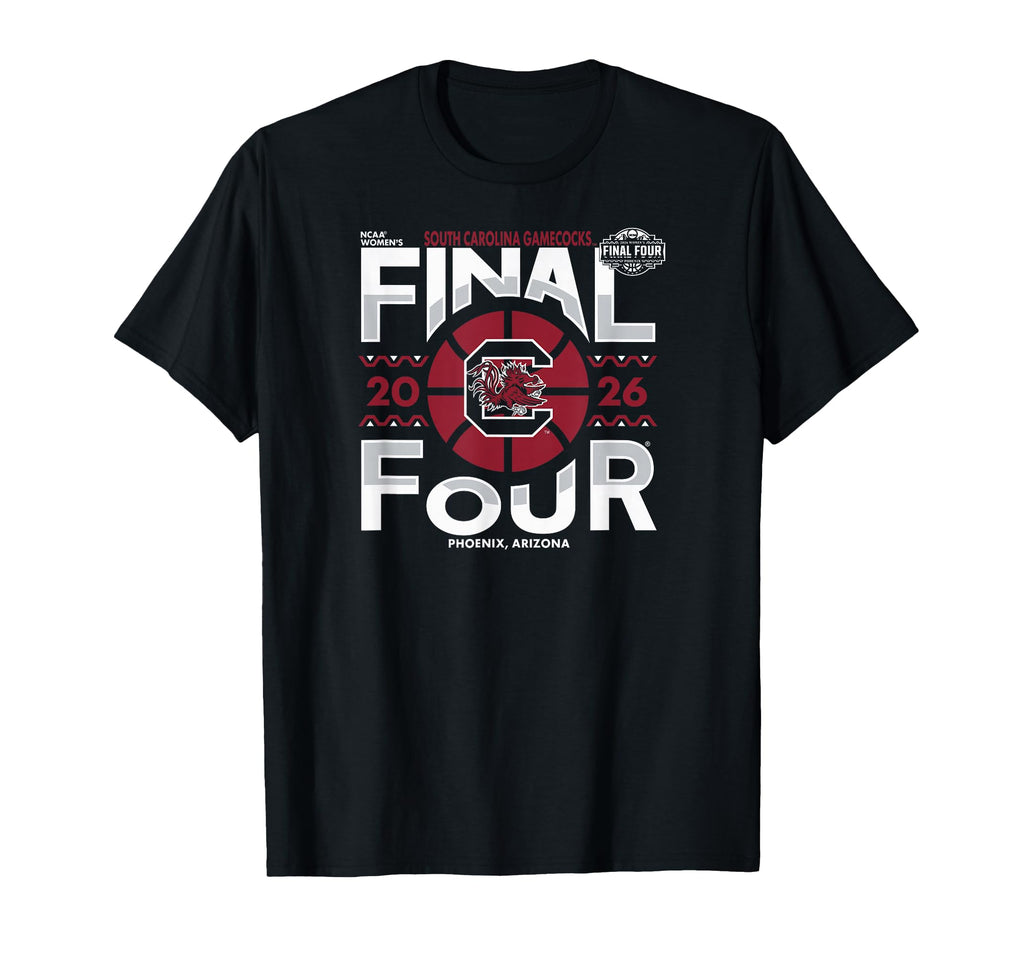 South Carolina Gamecocks Final Four 2026 Women's Basketball T-Shirt