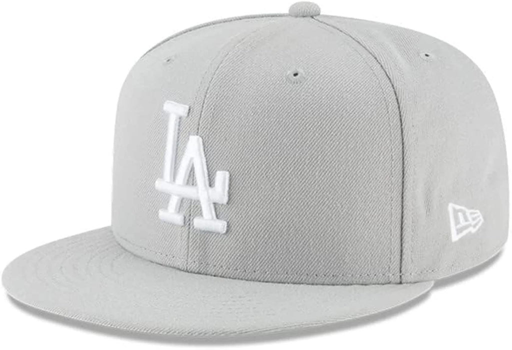 New Era MLB 59FIFTY Team Color Authentic Collection Fitted On Field Game Cap Hat (as1, Numeric, Numeric_7, Los Angeles Dodgers Gray)