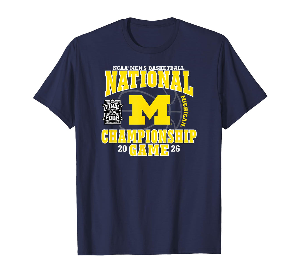 Michigan Wolverines Championship Game 2026 Men's Basketball T-Shirt