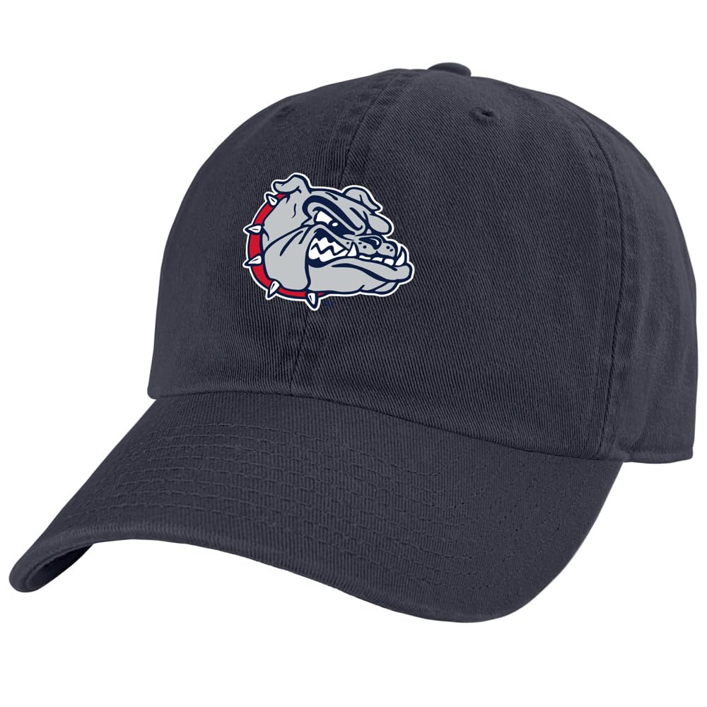 Gonzaga University Primary Logo Official Collegiate Dad Cap - The U18 Adjustable Relaxed-Fit Hat with Team Logo, Navy