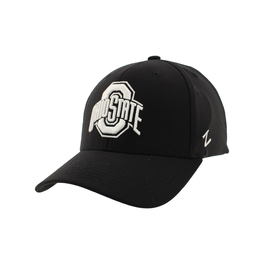 ZHATS Standard NCAA Officially Licensed Hat Fitted Hype Black, Medium