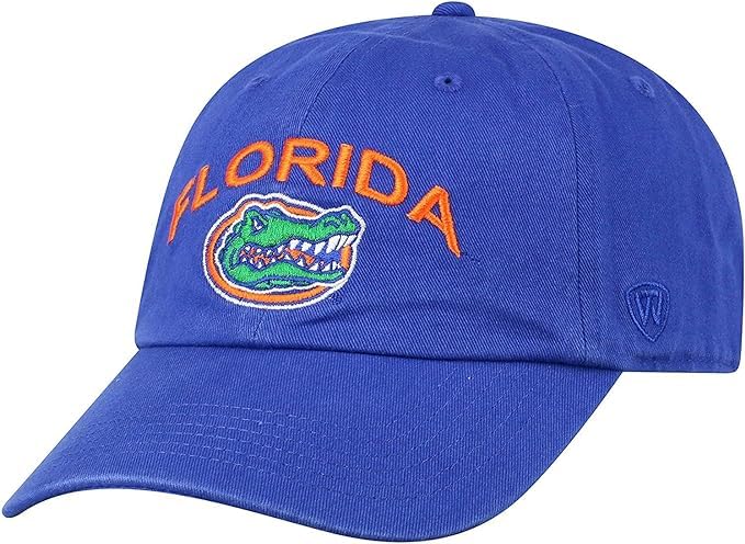 Florida Collegiate Adjustable Hats (Adjustable Hats, Florida Arch Blue)