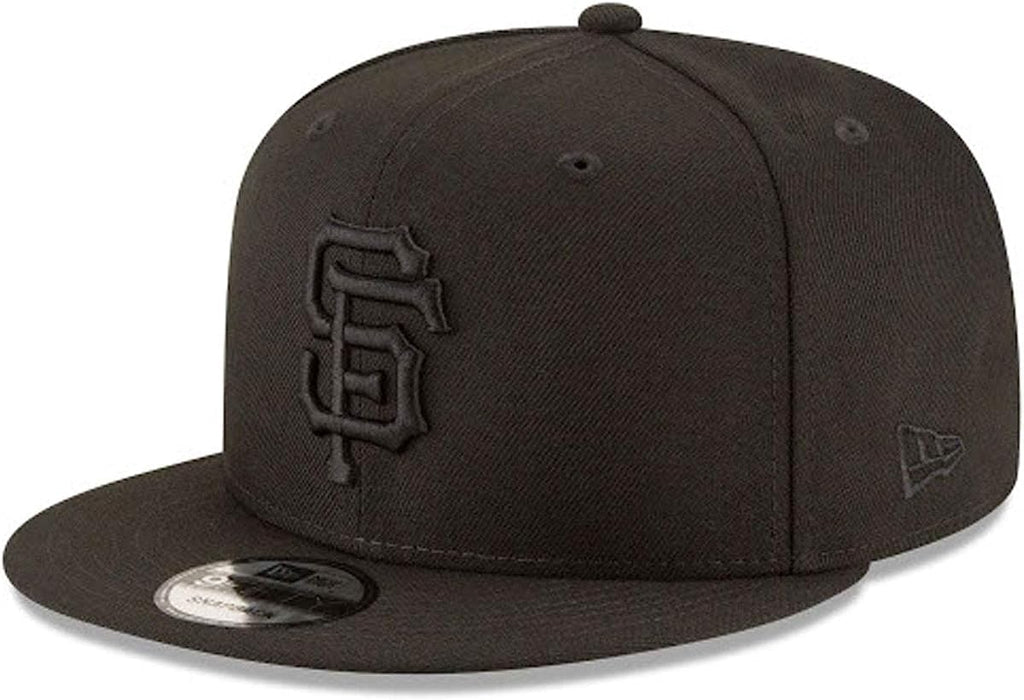 New Era MLB 9FIFTY Black Adjustable Snapback Hat Cap One Size Fits All (San Francisco Giants)