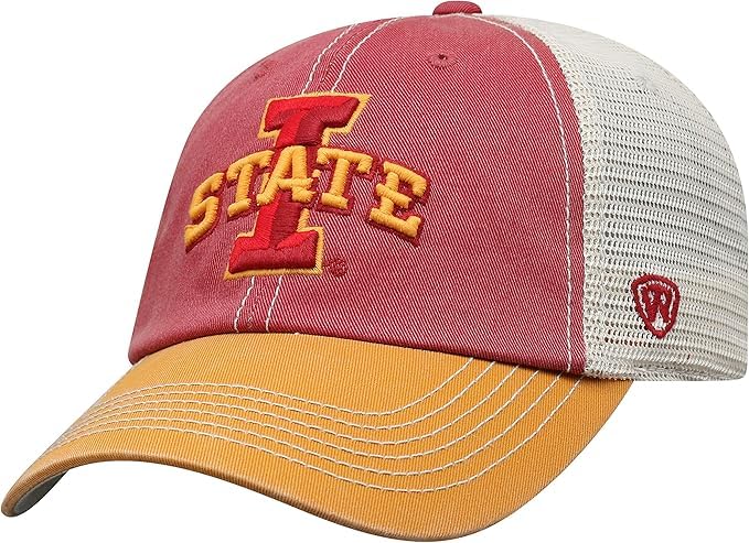 Iowa State Collegiate Adjustable Hats (US, Alpha, One Size, Iowa State Mesh)