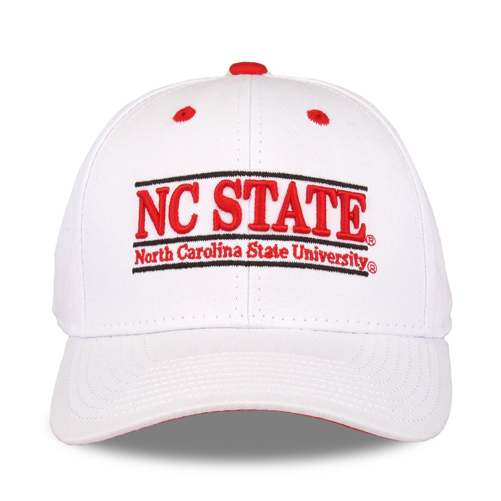 NCAA North Carolina State Wolfpack Unisex NCAA The Game bar Design Hat, White, Adjustable