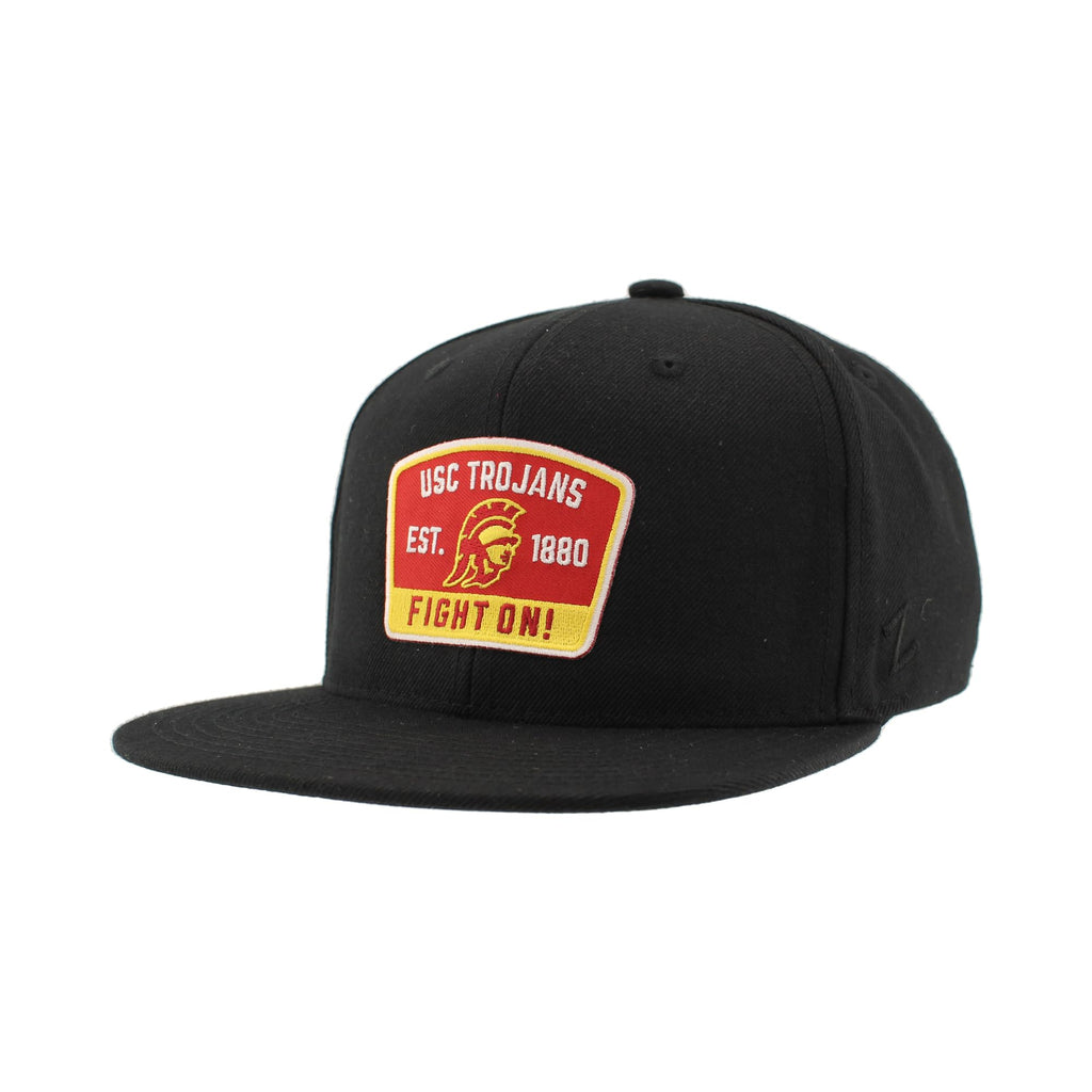 USC Trojans NCAA Officially Licensed Hat Flat Snapback Z11 Switchback Black