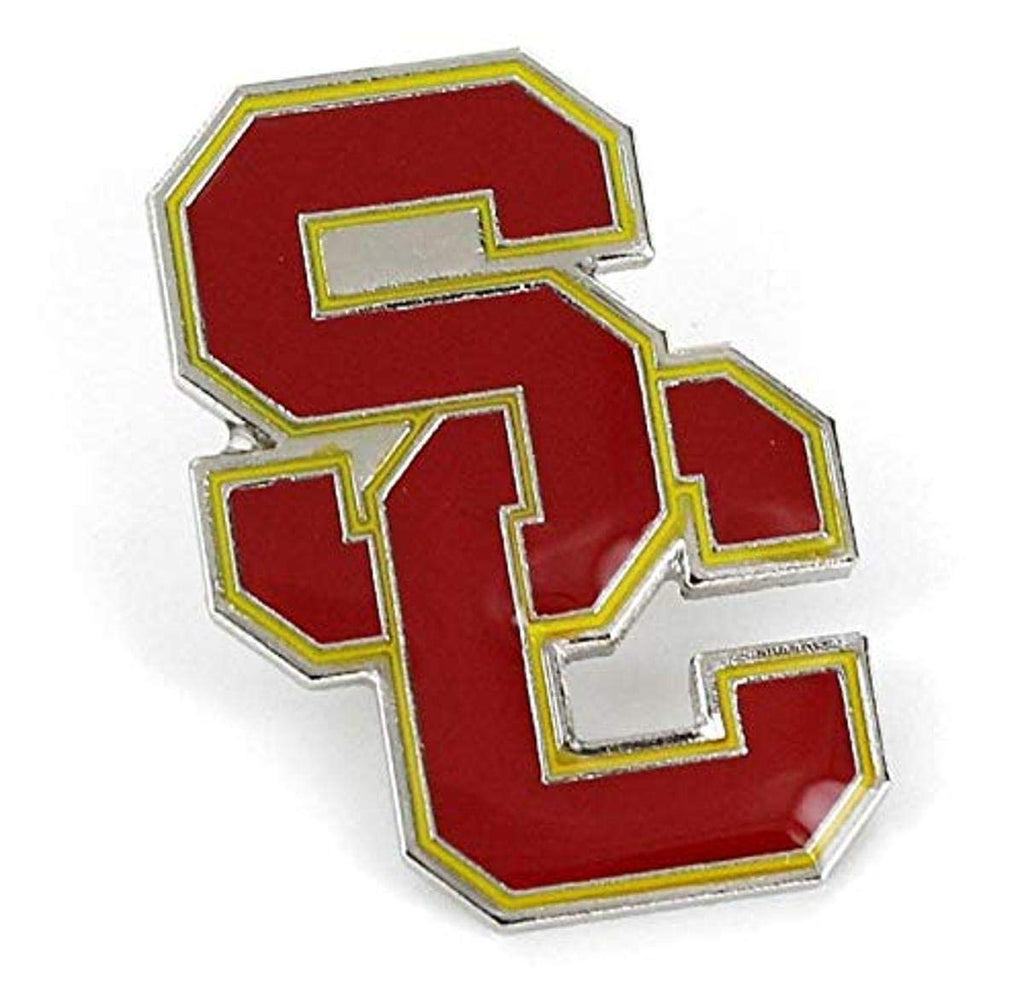 aminco NCAA USC Trojans Team Logo Pin Red, 2.5