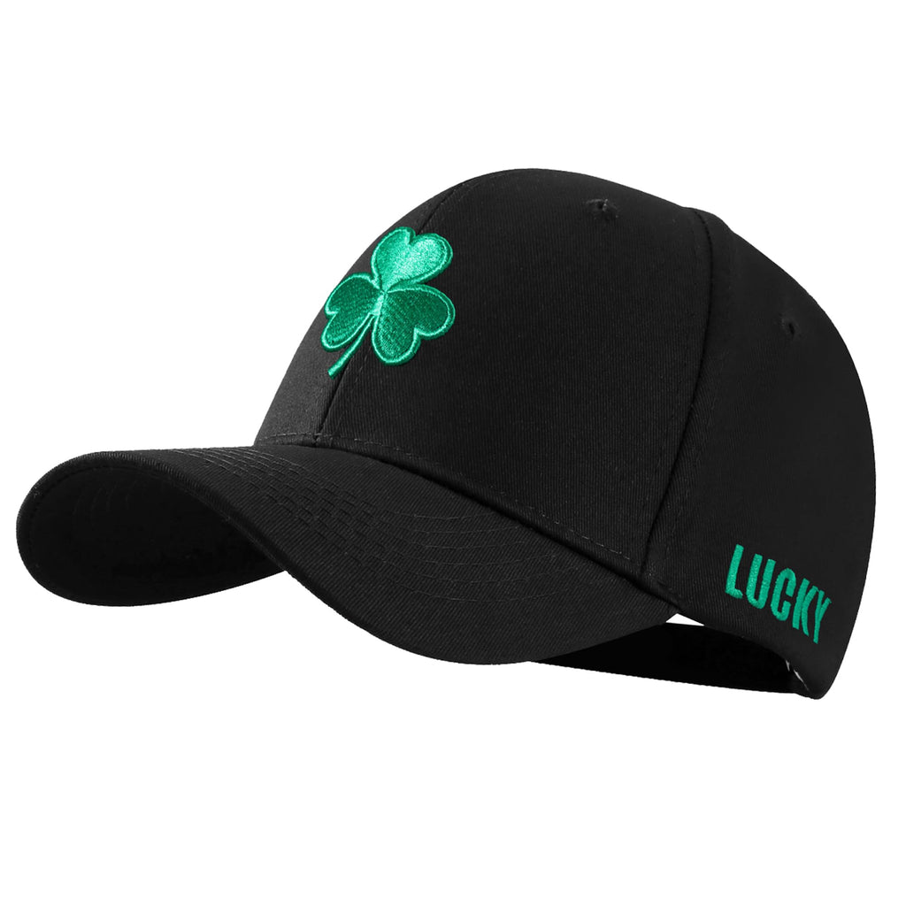 St Patricks Day Hat, Shamrock Baseball Cap for Men & Women, Lucky Hat, Adjustable Fit, Irish Clover Accessories