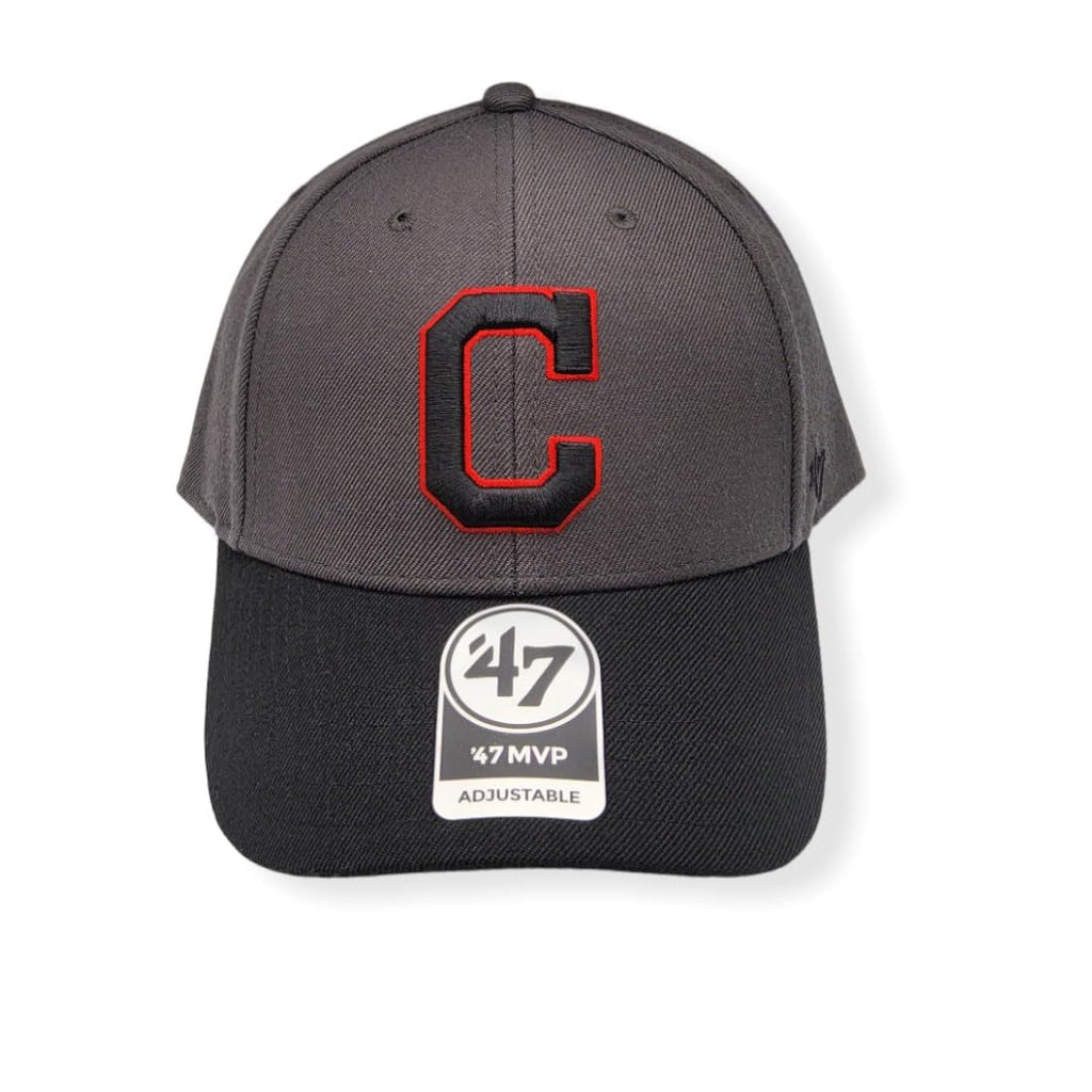 47 Cleveland Guardians Clean Up Adjustable Hat - Charcoal