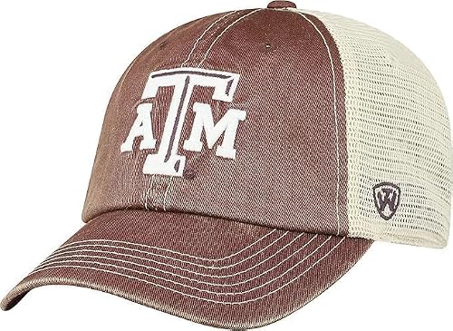 Collegiate Vintage Design Adjustable Hats (US, Alpha, One Size, Texas A&M)