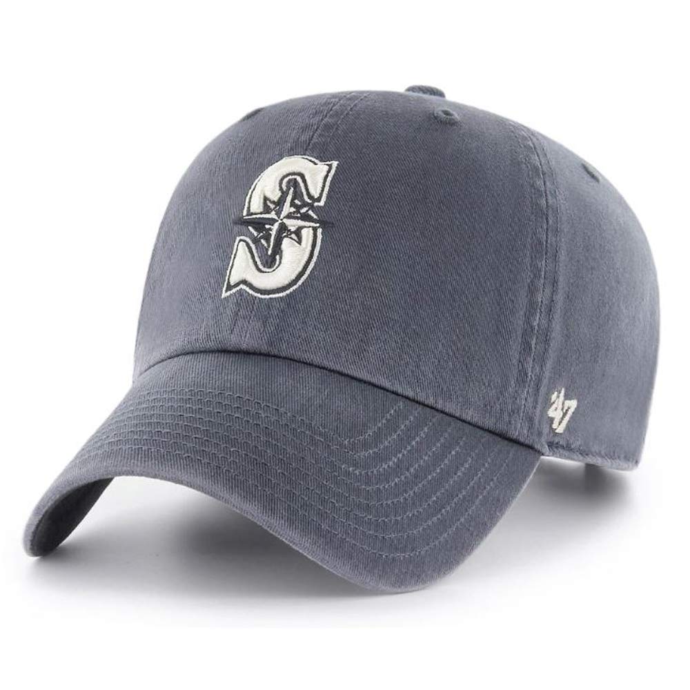 '47 Seattle Mariners Clean Up Adjustable Vintage Navy Hat